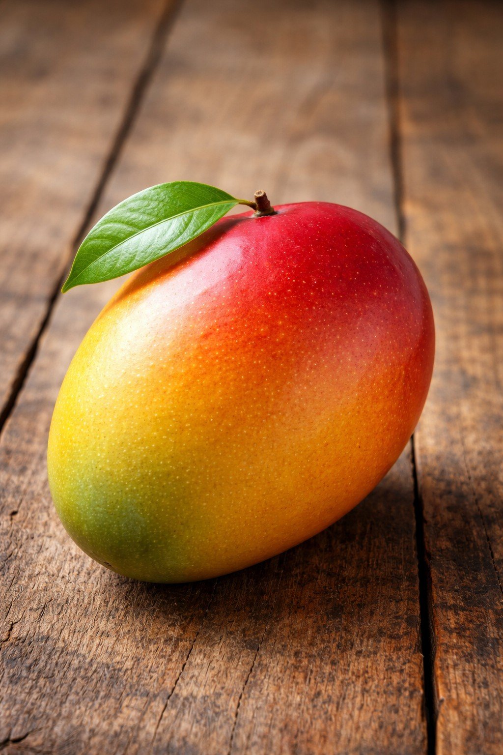 Fresh mangoes with vibrant orange color